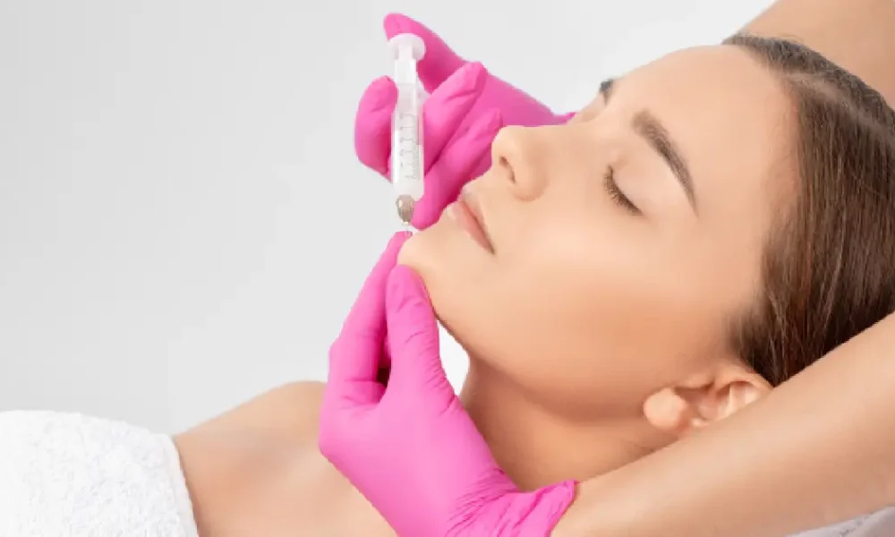 A Women Receiving Kybella in Carmel IN