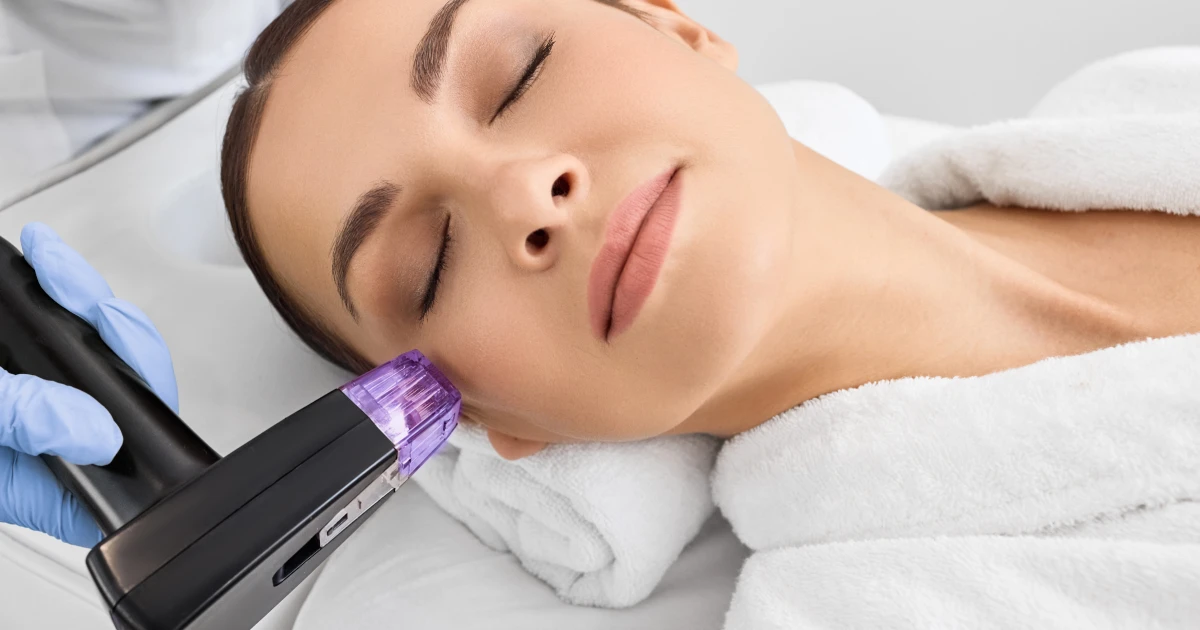 Women Receiving Morpheus8 for Face, neck & Body in Carmel IN